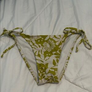 Wild Fable Green Floral Bikini Bottom